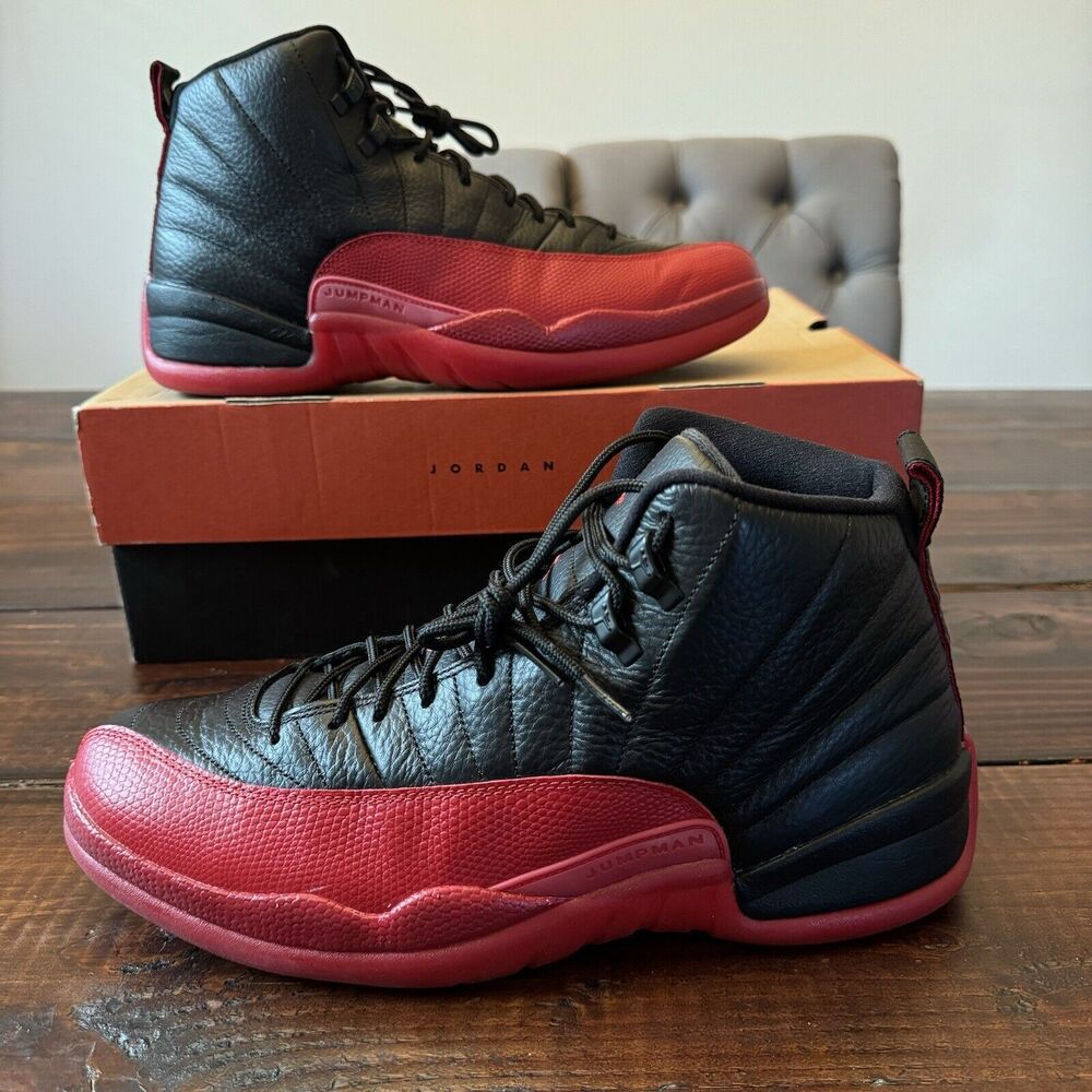 Air Jordan 12 Retro Flu Game Shoes - Picture 1 of 8